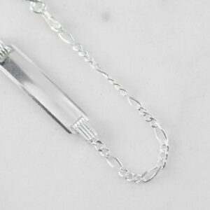 PULSERA PLACA 3X1 2MM-16CM